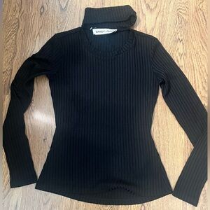 Sandy Liang choker cutout black alternative avant garde s revolve ssense chic co
